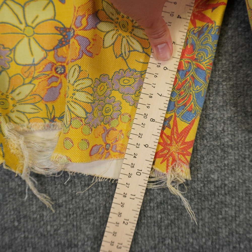 NEW Free People Alani Printed Cutoff Shorts Womens 29 Yellow Floral Distressed - Picture 6 of 10